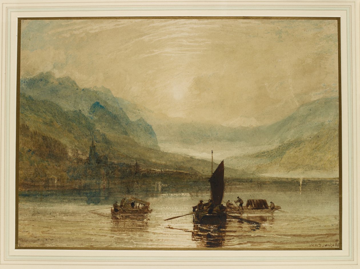 Lake of Brienz, Moonlight av Joseph Mallord William Turner