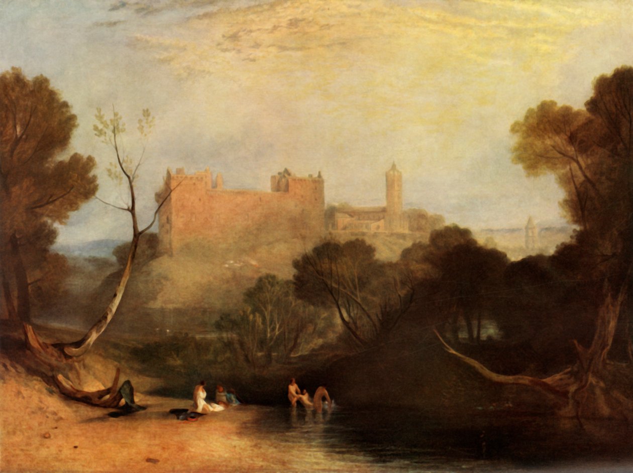 Linlithgow-palasset, 1807, 1934. av Joseph Mallord William Turner