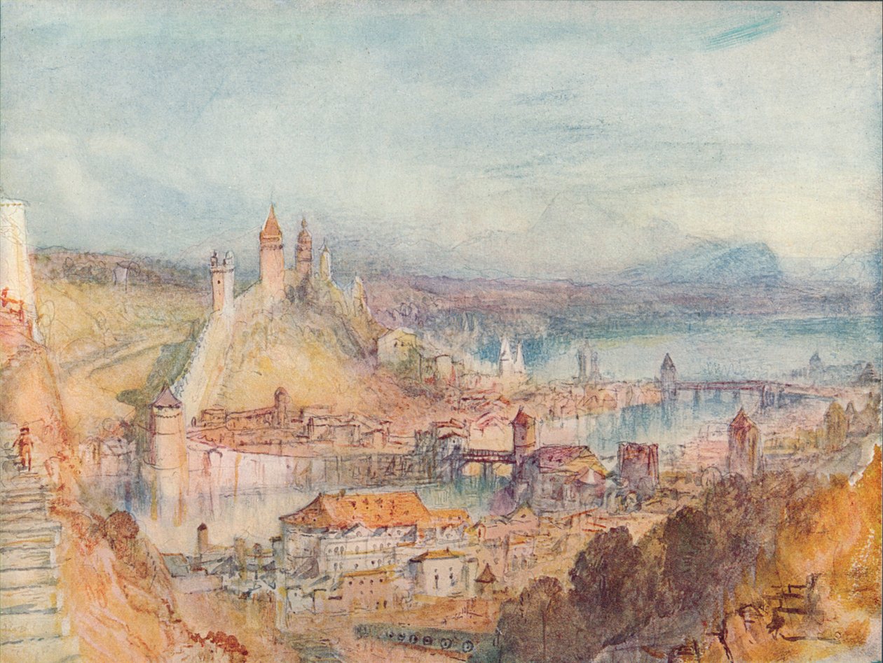 Luzern, 1909 av Joseph Mallord William Turner