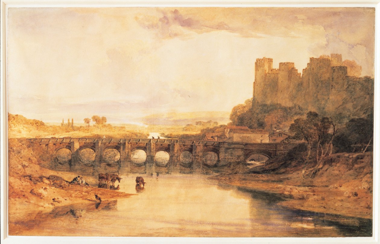 Ludlow Castle, 1800 av Joseph Mallord William Turner