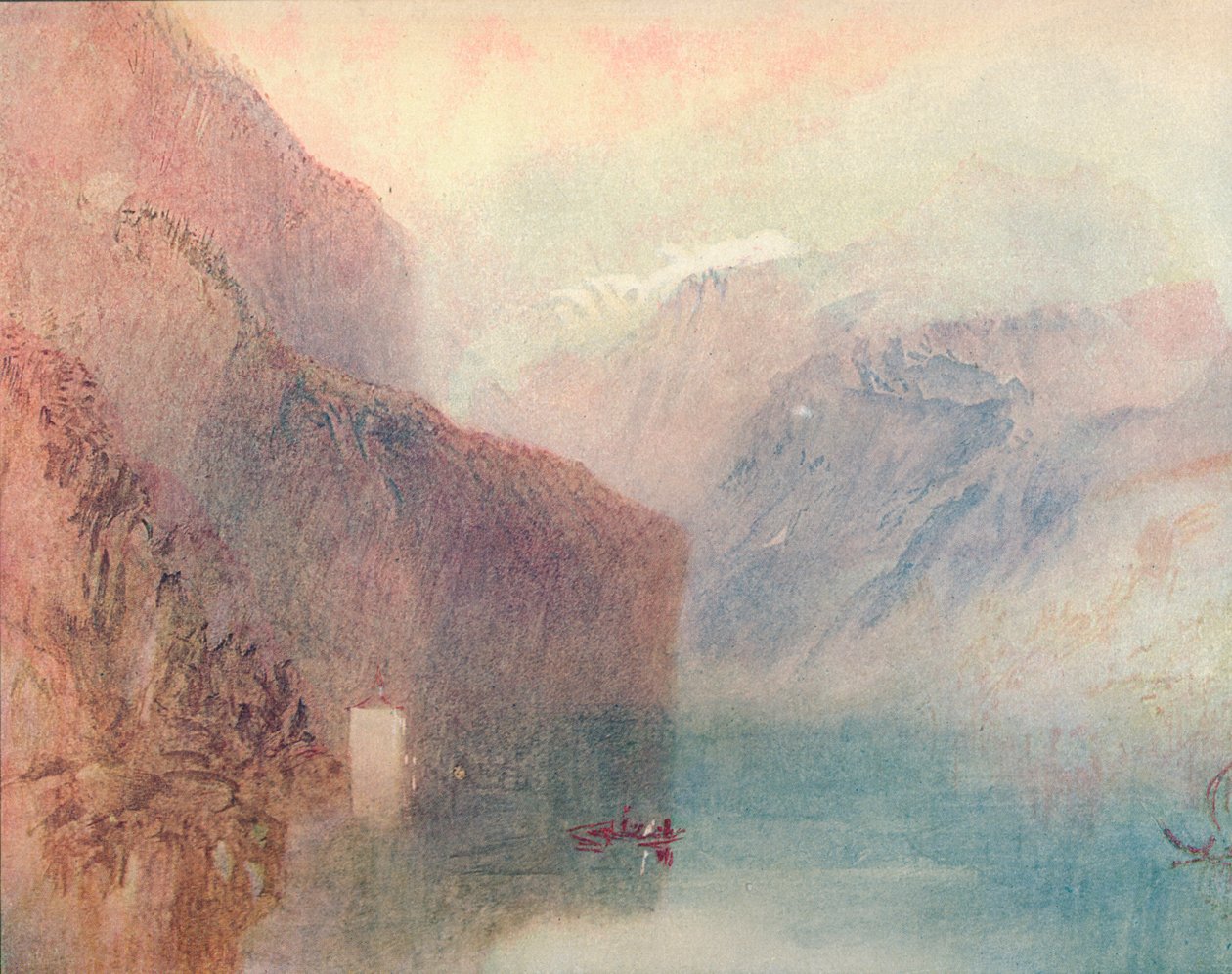 Forteller kapell, Fluelen, 1909 av Joseph Mallord William Turner