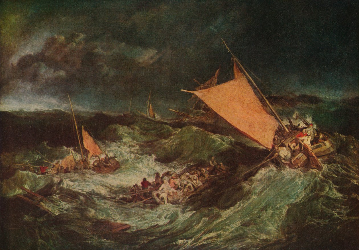Forliset, c1805 av Joseph Mallord William Turner