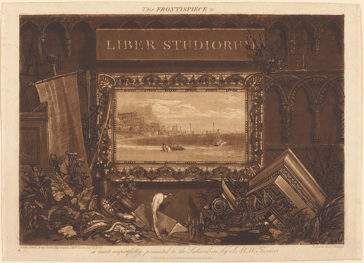Frontispice av Joseph Mallord William Turner and J.C. Easling