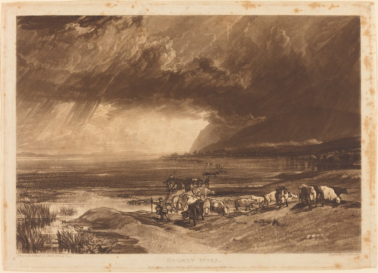 Solway Moss av Joseph Mallord William Turner and Thomas Goff Lupton