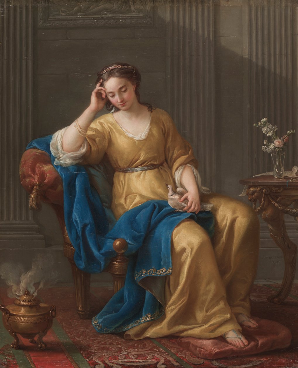 Søt melankoli, 1756. av Joseph Marie Vien
