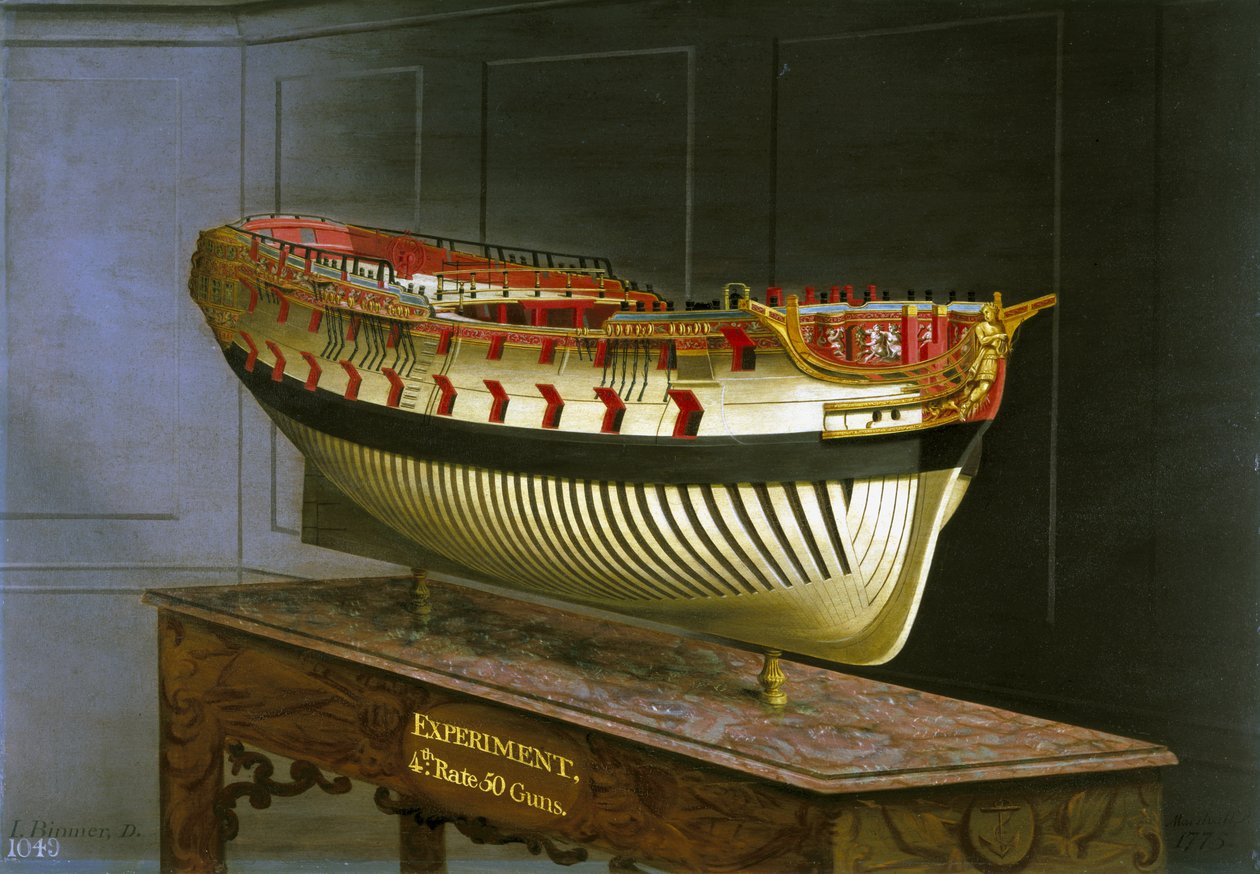 HMS-eksperiment, 1775 av Joseph Marshall