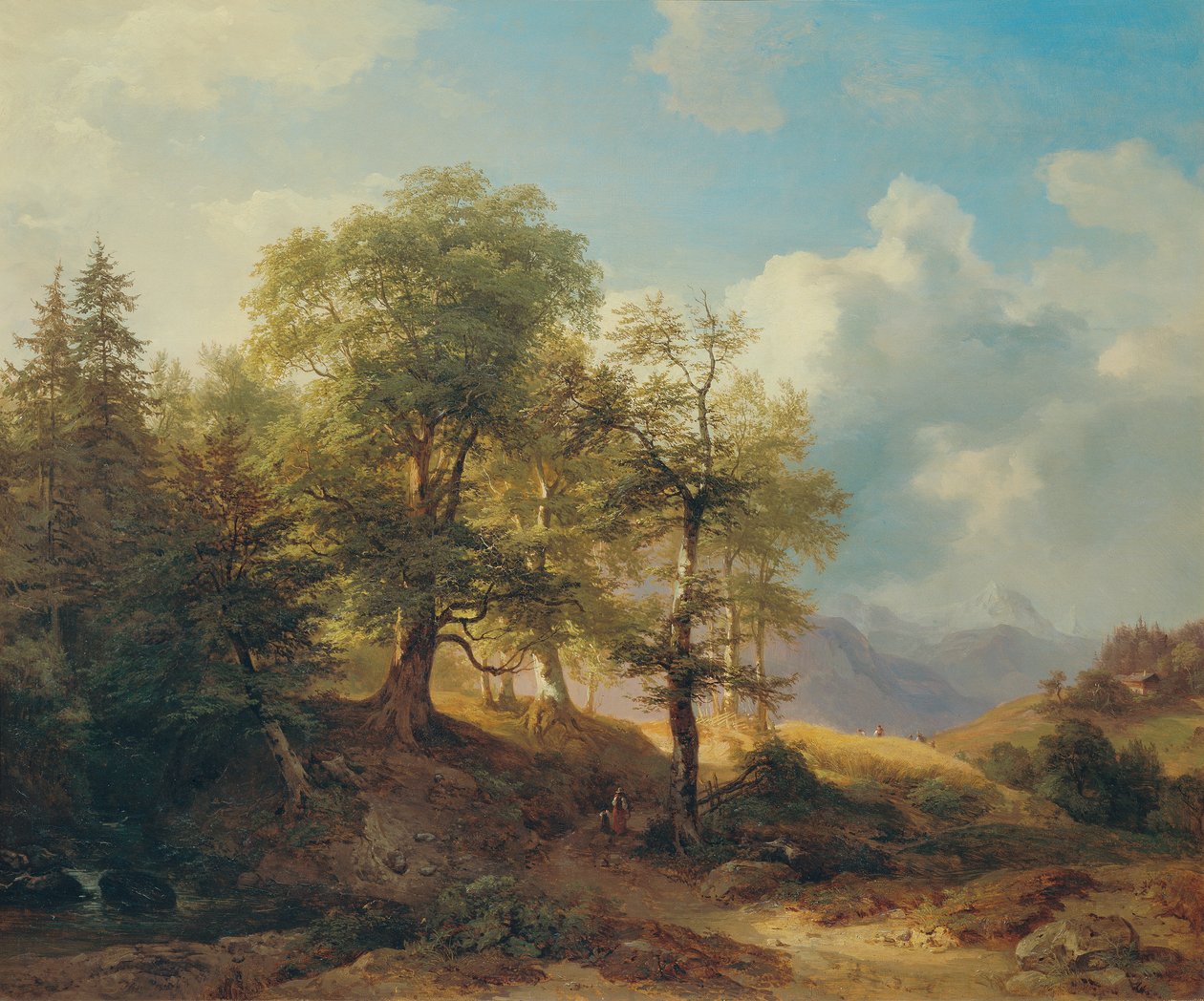 Sommerlandskap i høyfjellet av Joseph Martin Höger