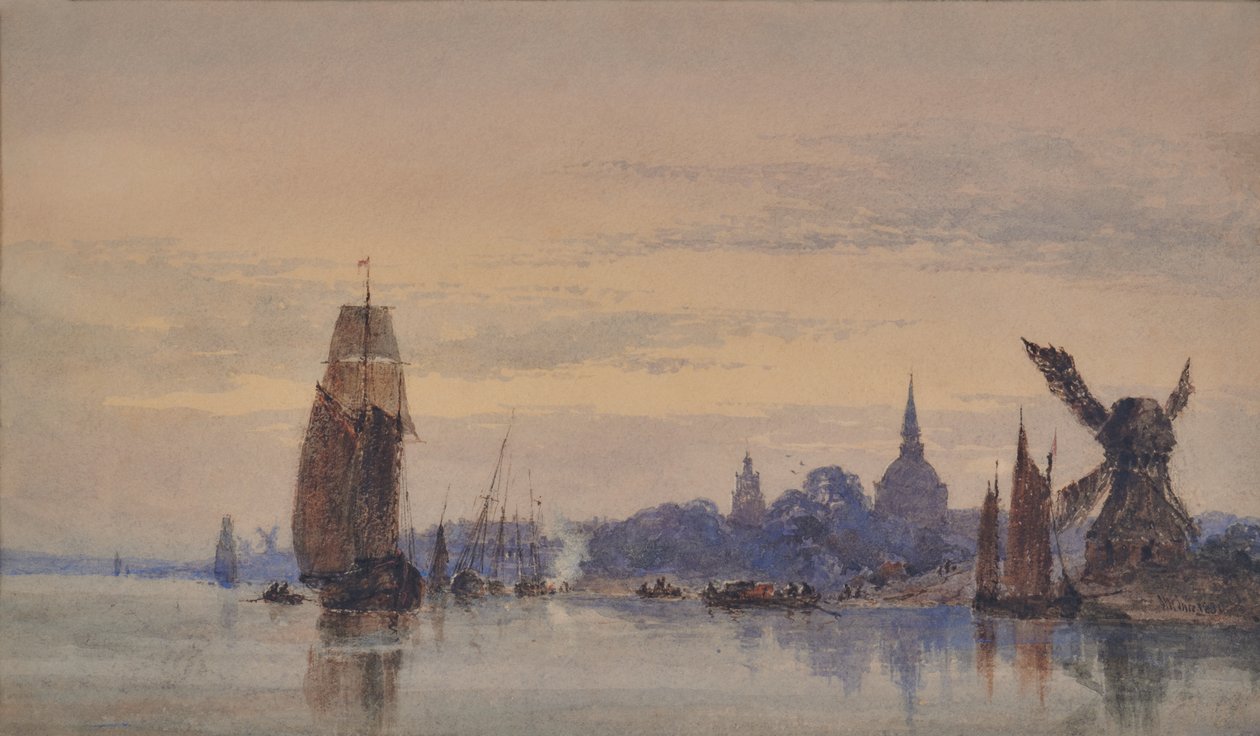 Frederickstad på ærfuglen, Danmark av Joseph Murray Ince