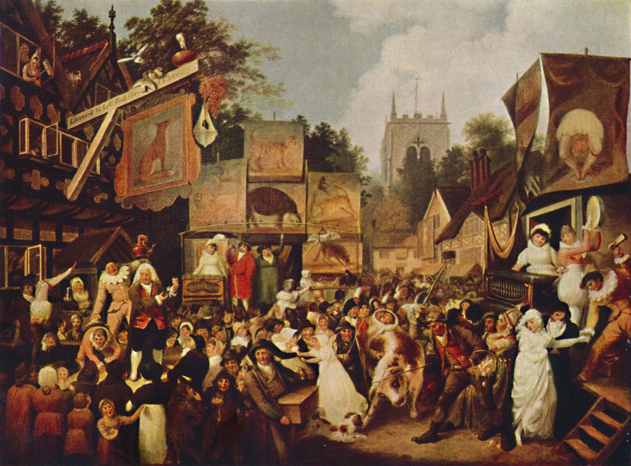 En landsbymesse, 1942 av Joseph Parry