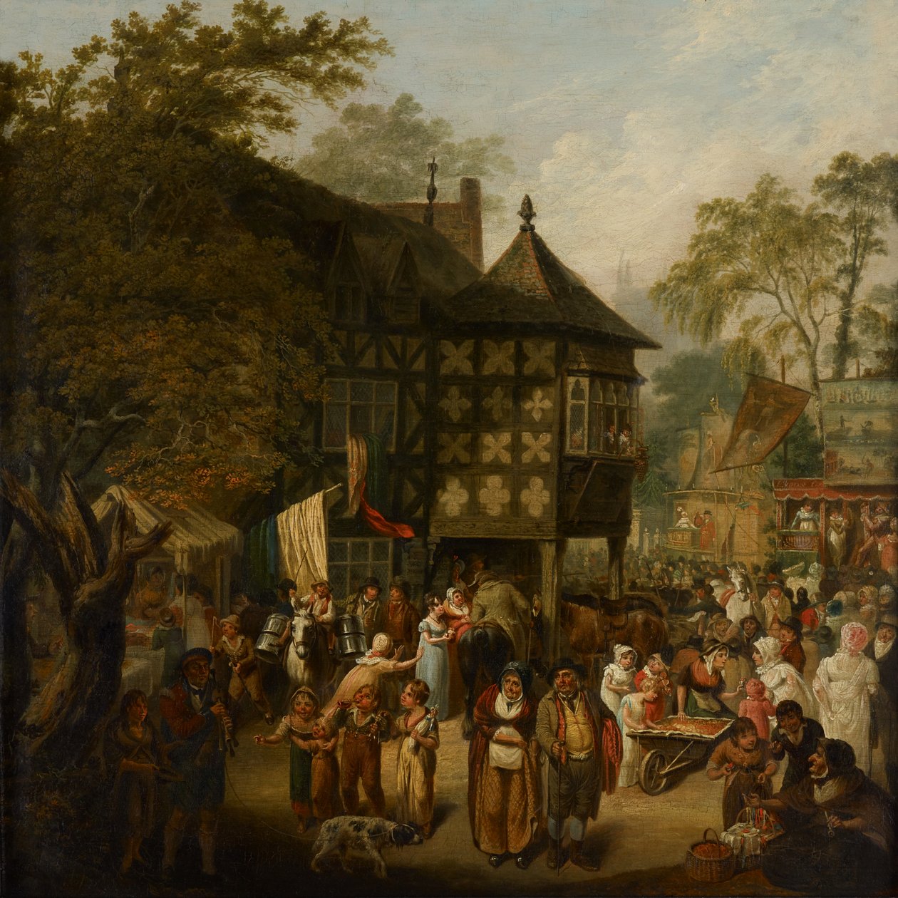 Eccles Wakes (olje på panel) av Joseph Parry