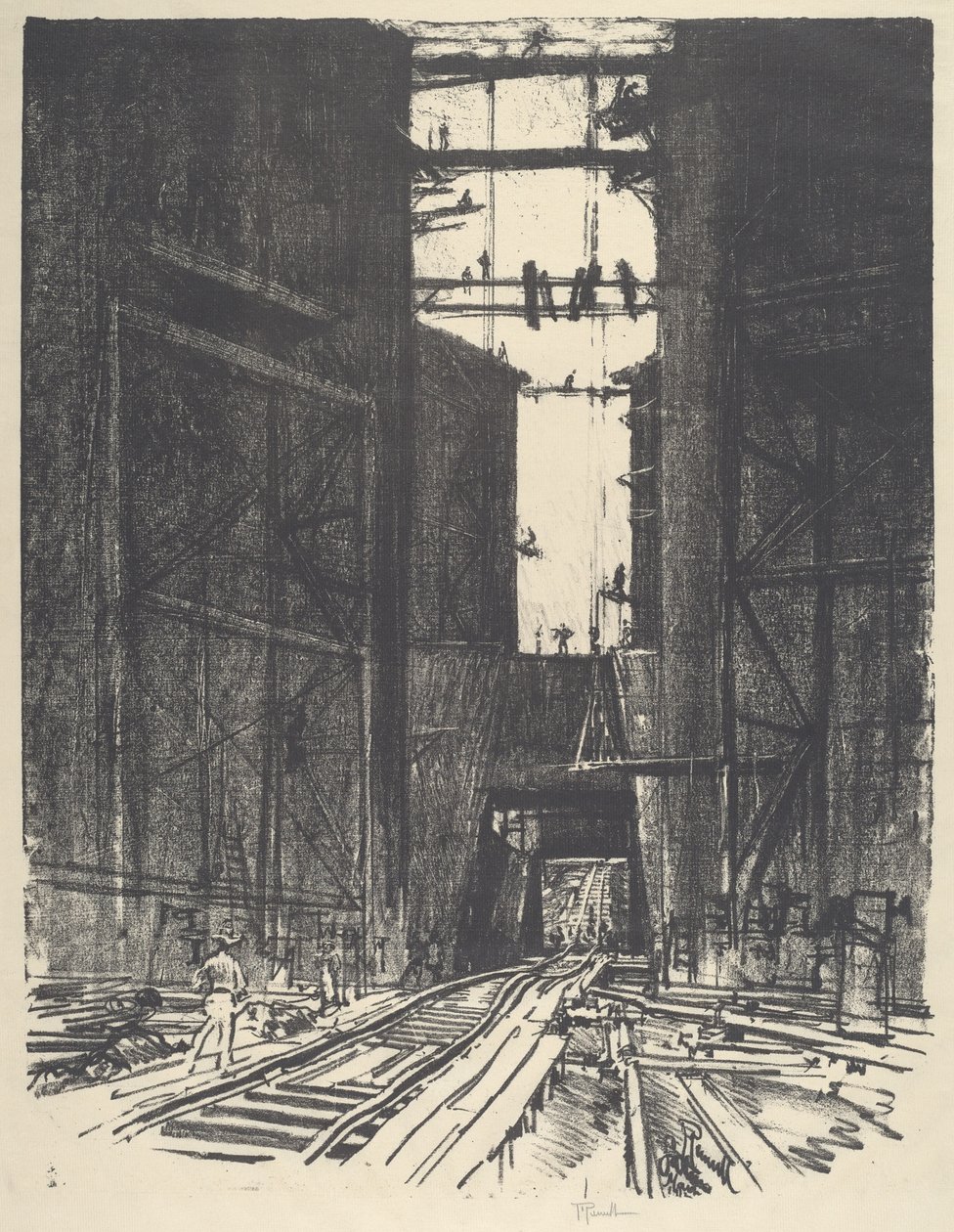 At the Bottom of Gatun Lock, 1912.    1147028   no       norwegian Successfully Translated  Original: Entombment of Christ Translat: Entombment of Christ 1302564 no norwegian Successfully Translated Original: The Opening of Trade Translat: The Opening of T av Joseph Pennell