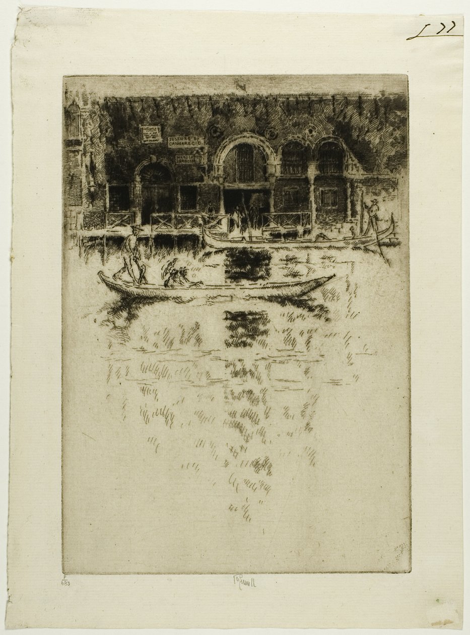 Bysantinsk palass, Venezia av Joseph Pennell