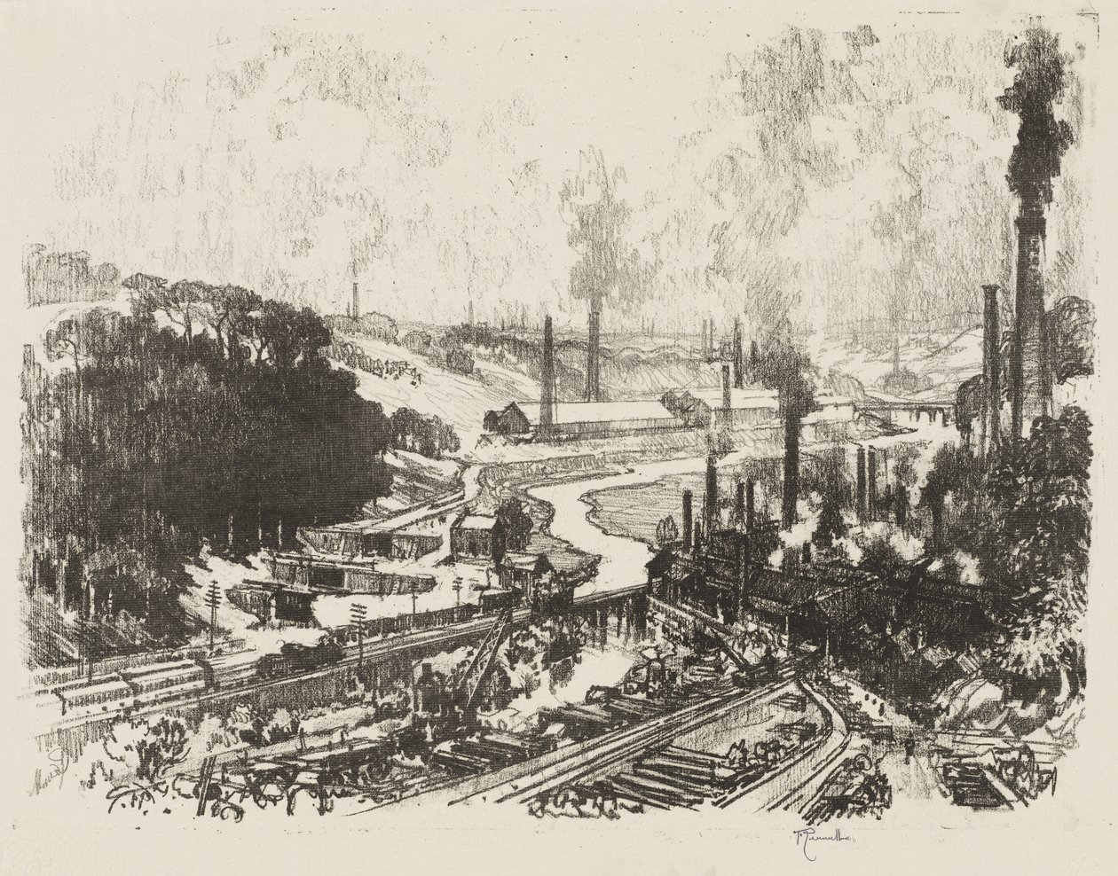 English War Work: Munition Works av Joseph Pennell