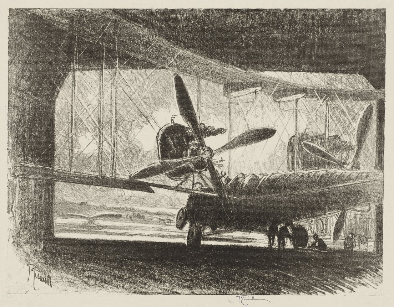 Engelsk krigsarbeid: The Big Bug av Joseph Pennell