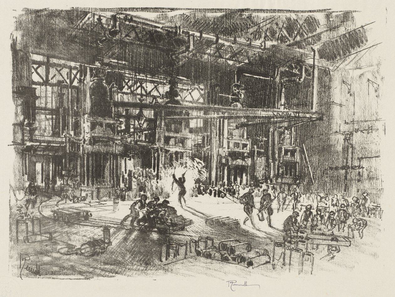 English War Work: The Presses av Joseph Pennell