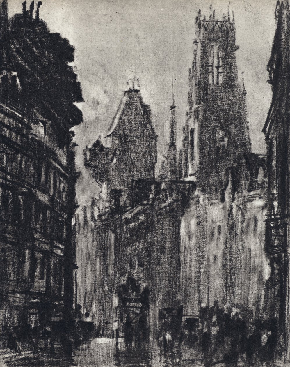 Fleet Street av Joseph Pennell