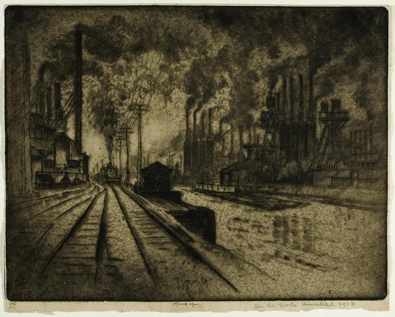 In the Works, Homestead av Joseph Pennell