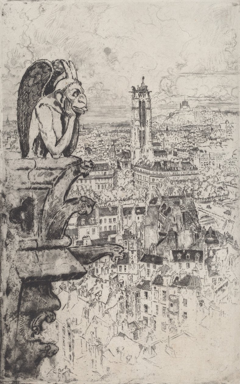Le Stryge, 1893. av Joseph Pennell