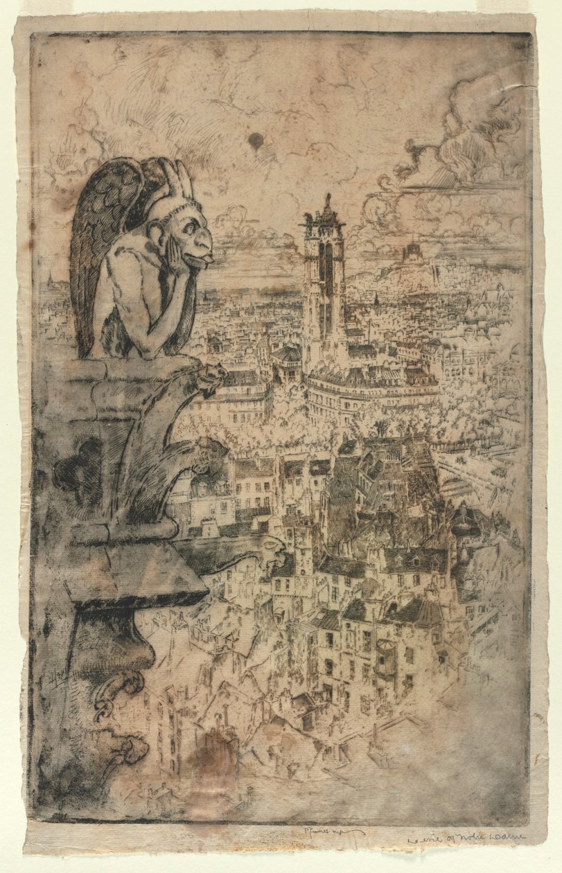 Le Stryge, 1893. av Joseph Pennell