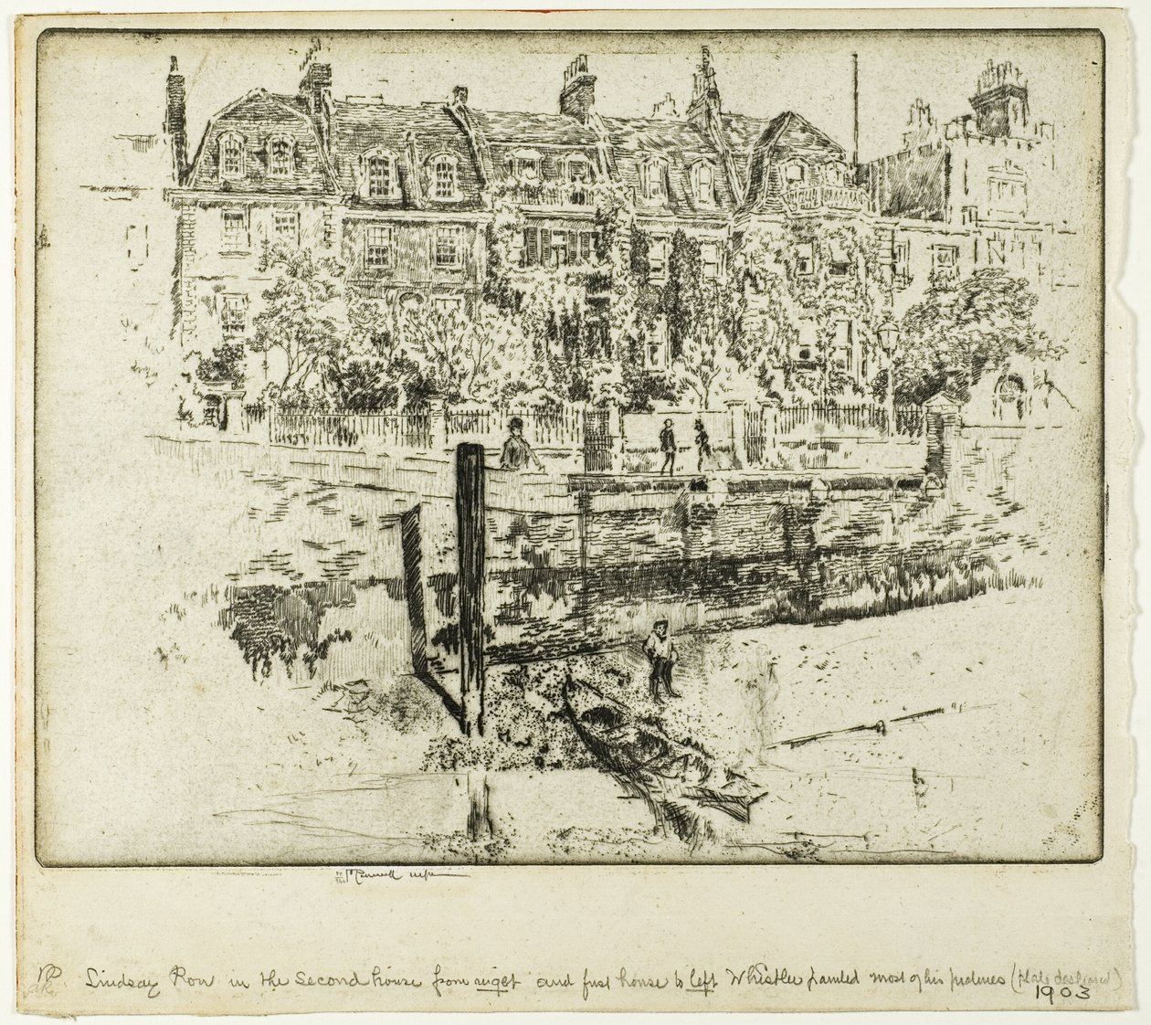 Lindsay Row, Chelsea av Joseph Pennell