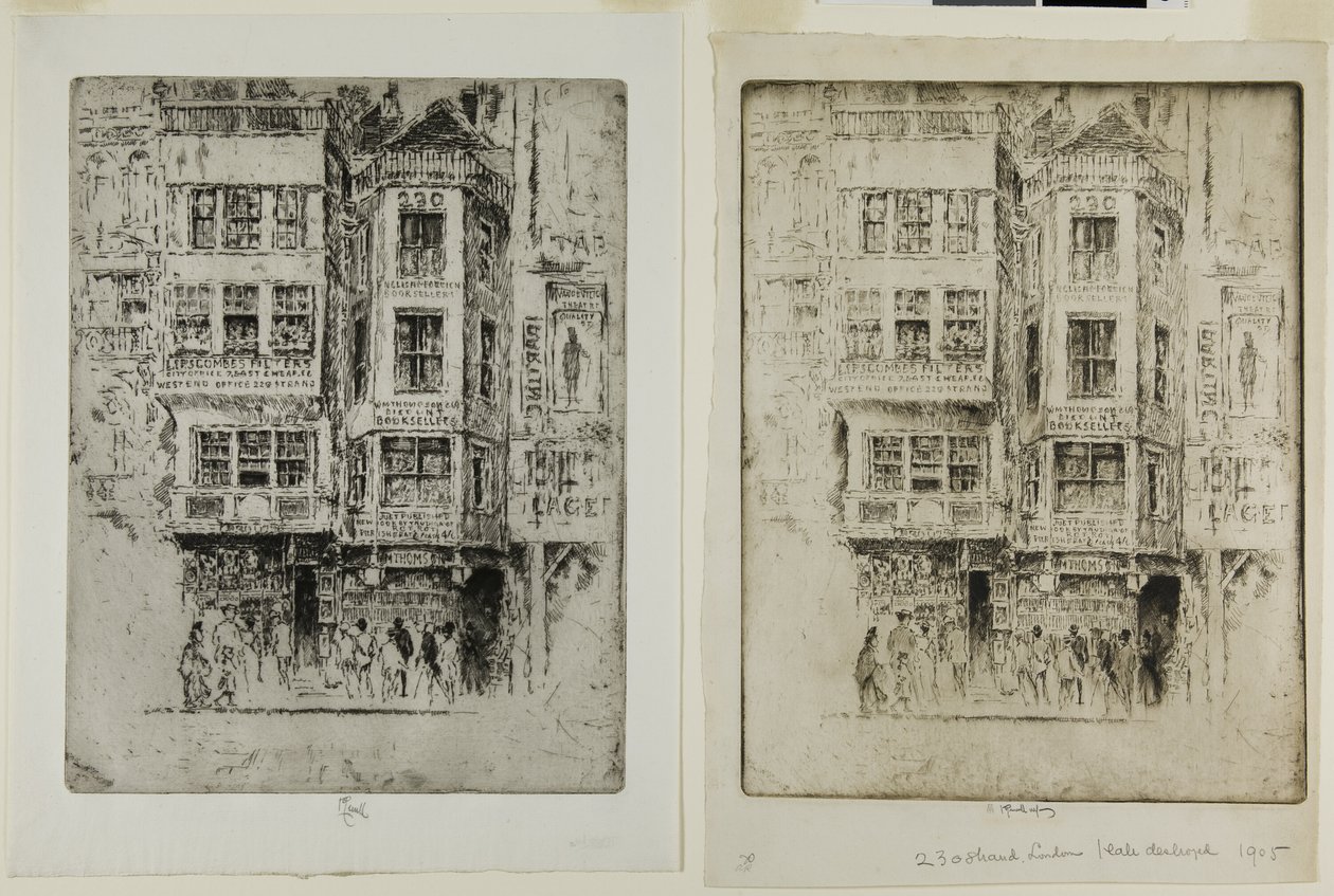 nr. 230 Strand av Joseph Pennell