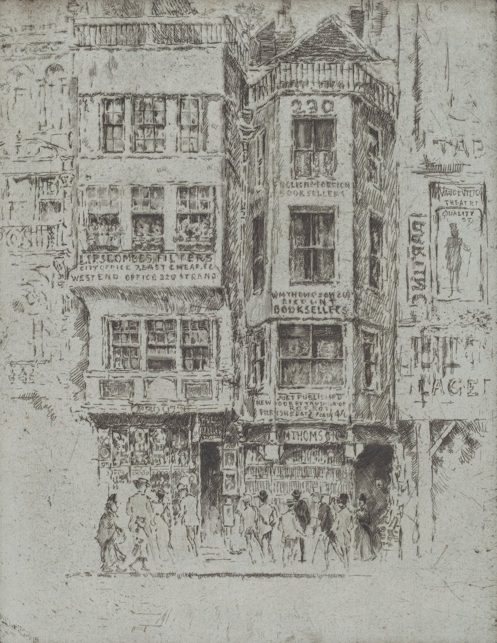 nr. 230 Strand, 1903. av Joseph Pennell