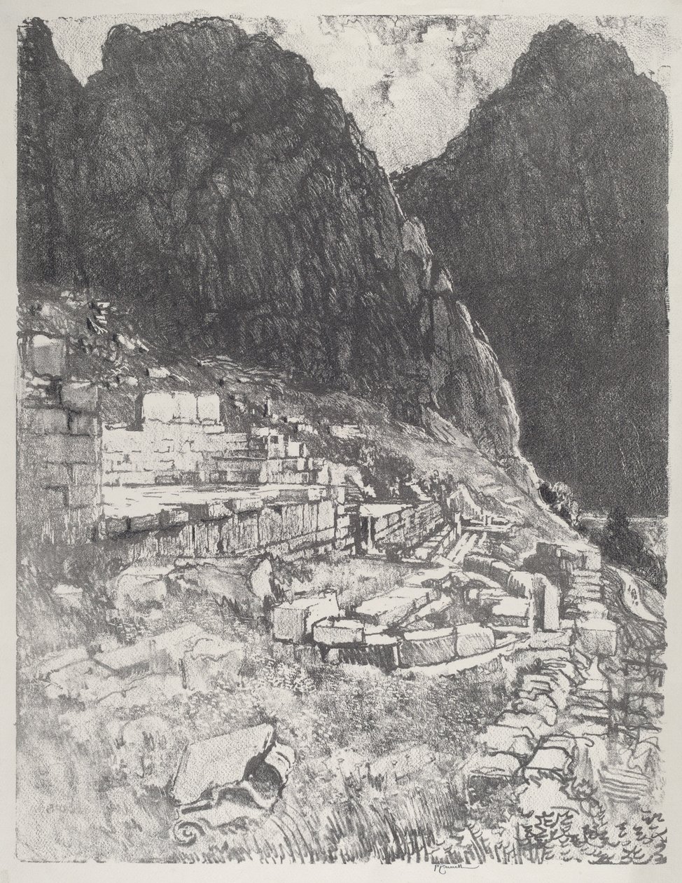 Seats of the Mighty, Delphi av Joseph Pennell