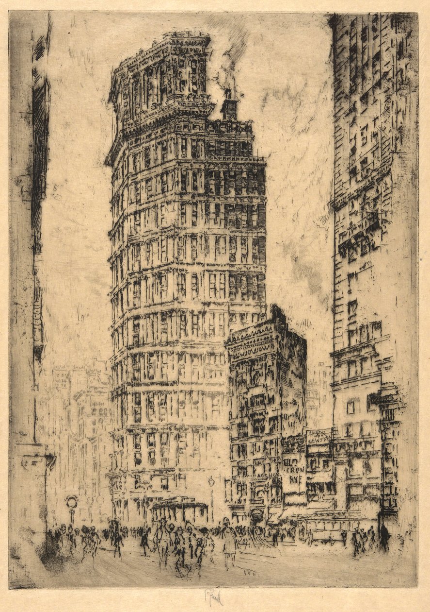 St. Paul-bygningen av Joseph Pennell
