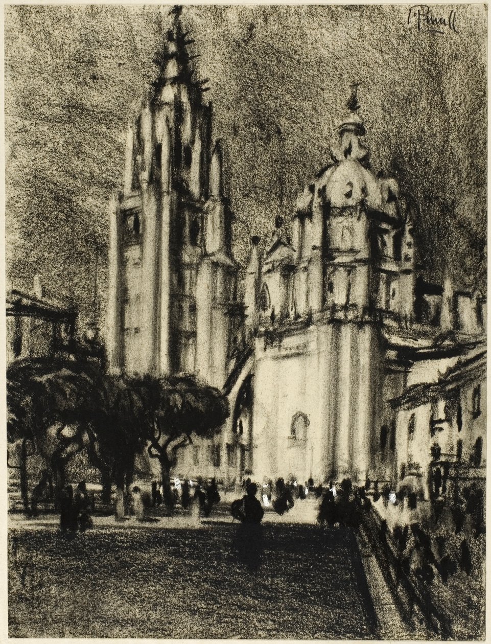 Katedralen, Toledo av Joseph Pennell