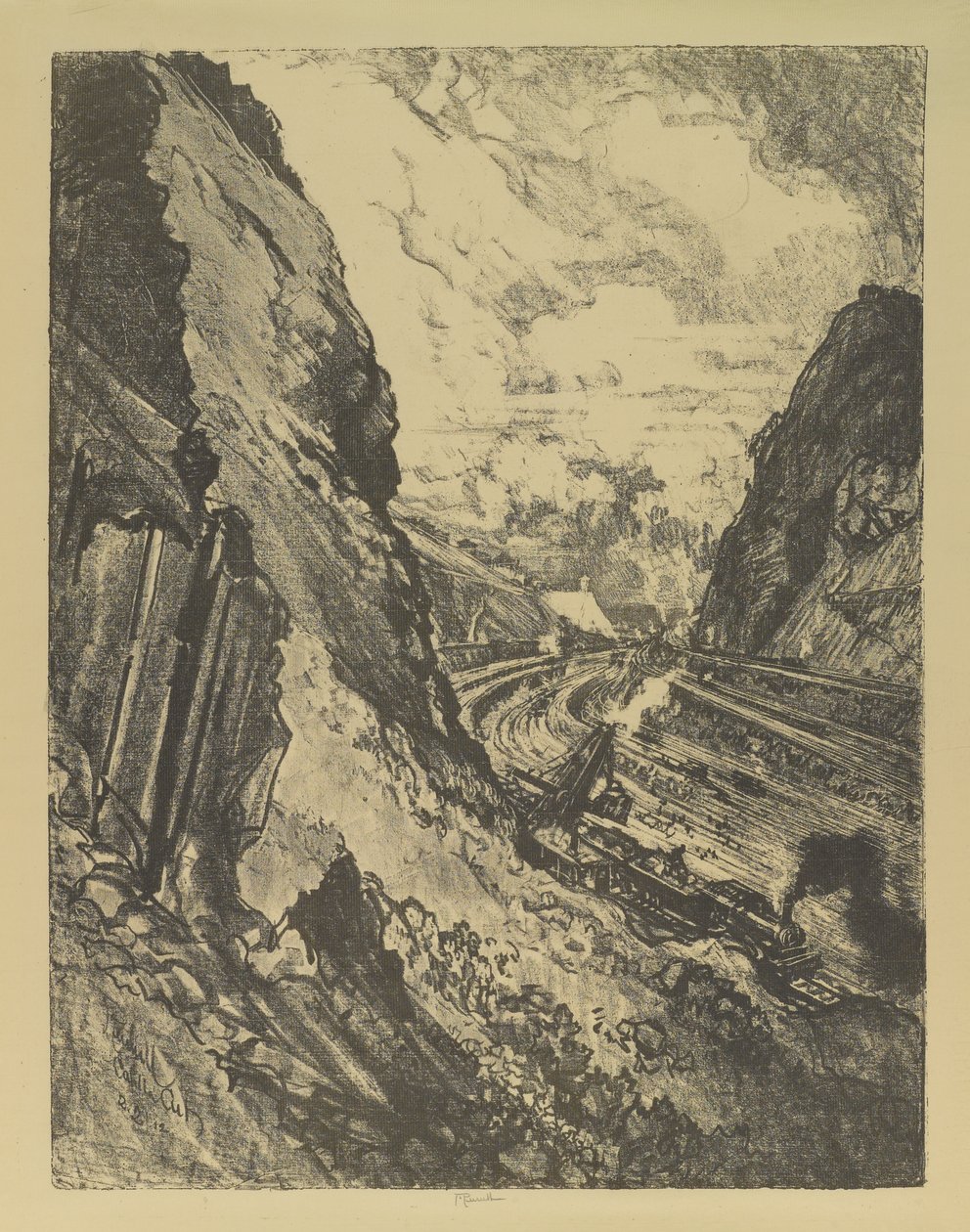Kuttet mot Culebra av Joseph Pennell