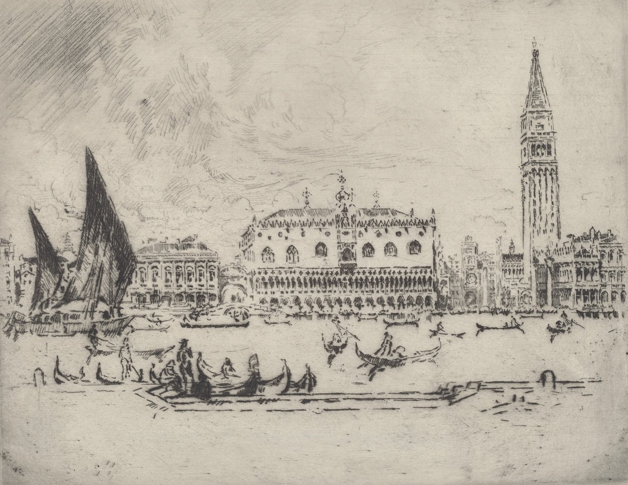 Dogepalasset, 1883. av Joseph Pennell