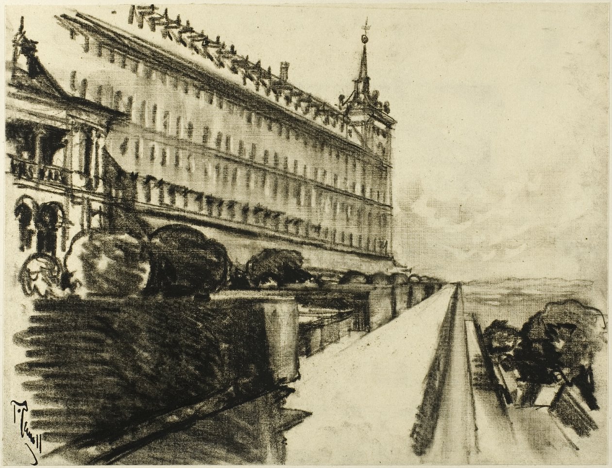 The Endless Escorial av Joseph Pennell