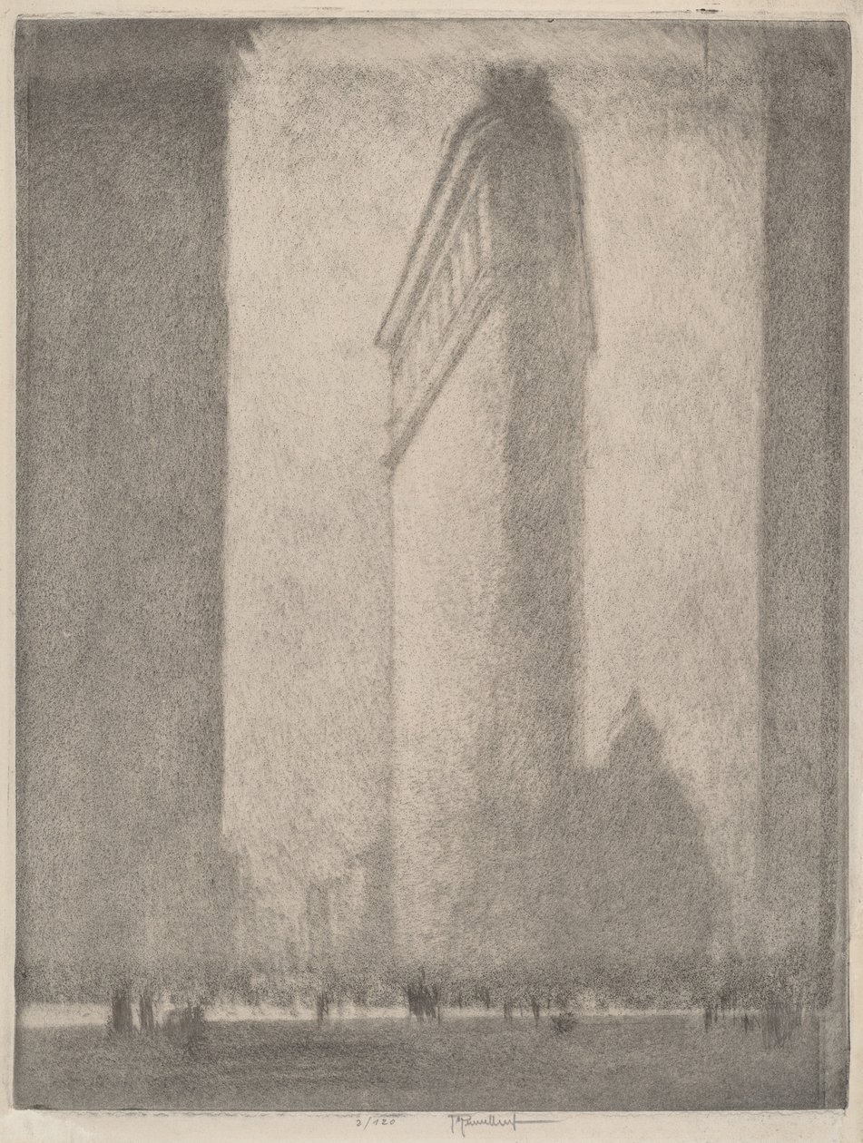 The Flat Iron New York, 1908. av Joseph Pennell