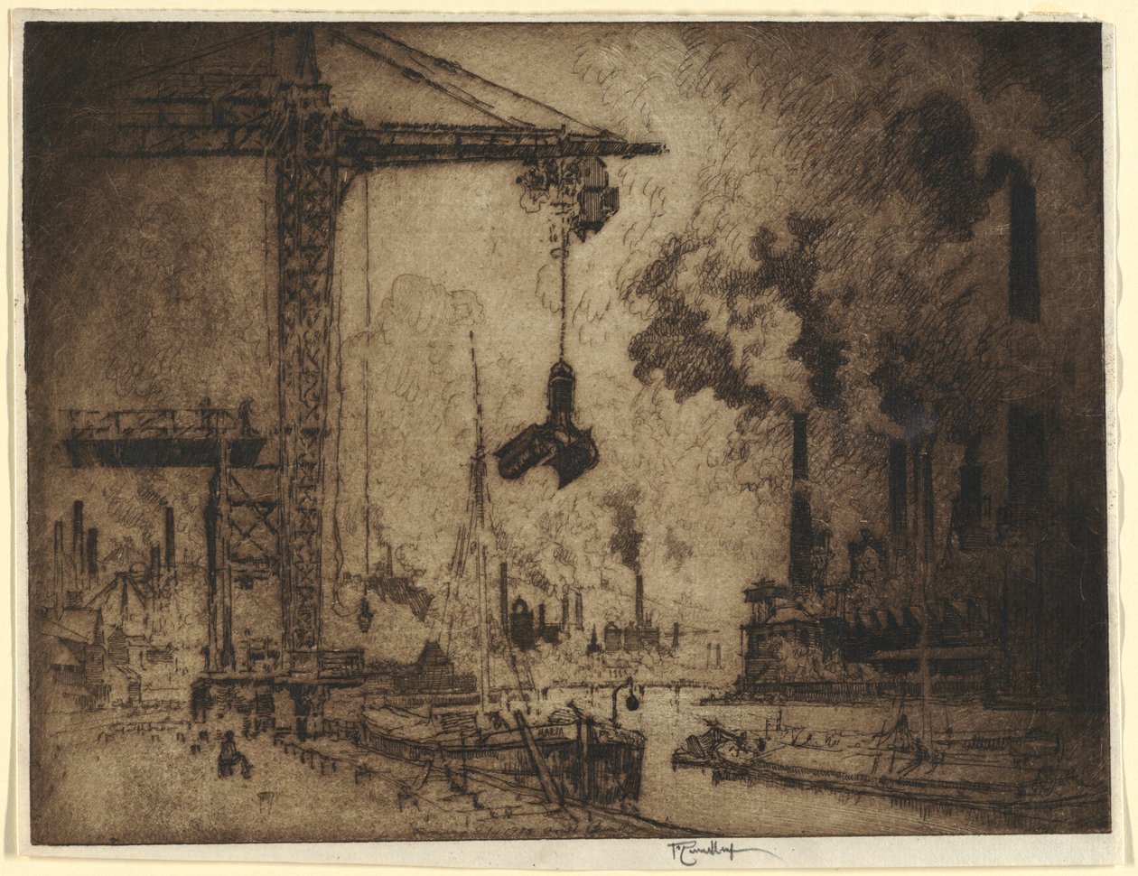 The Grip, Strike av Joseph Pennell