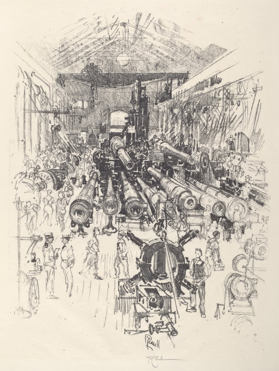 Våpenfabrikken av Joseph Pennell