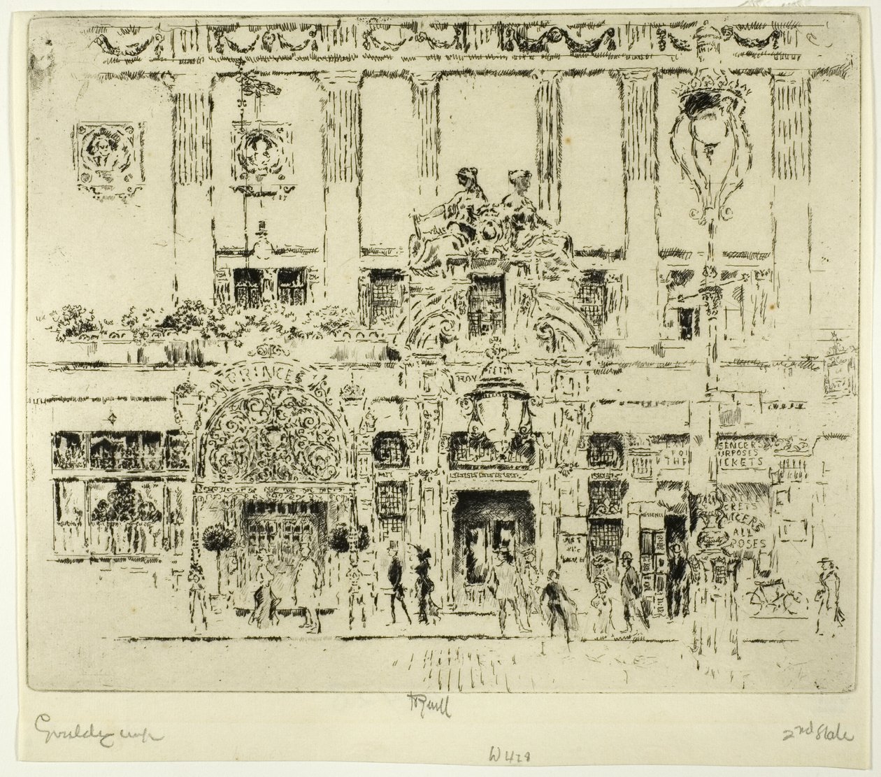 Instituttet, Piccadilly av Joseph Pennell