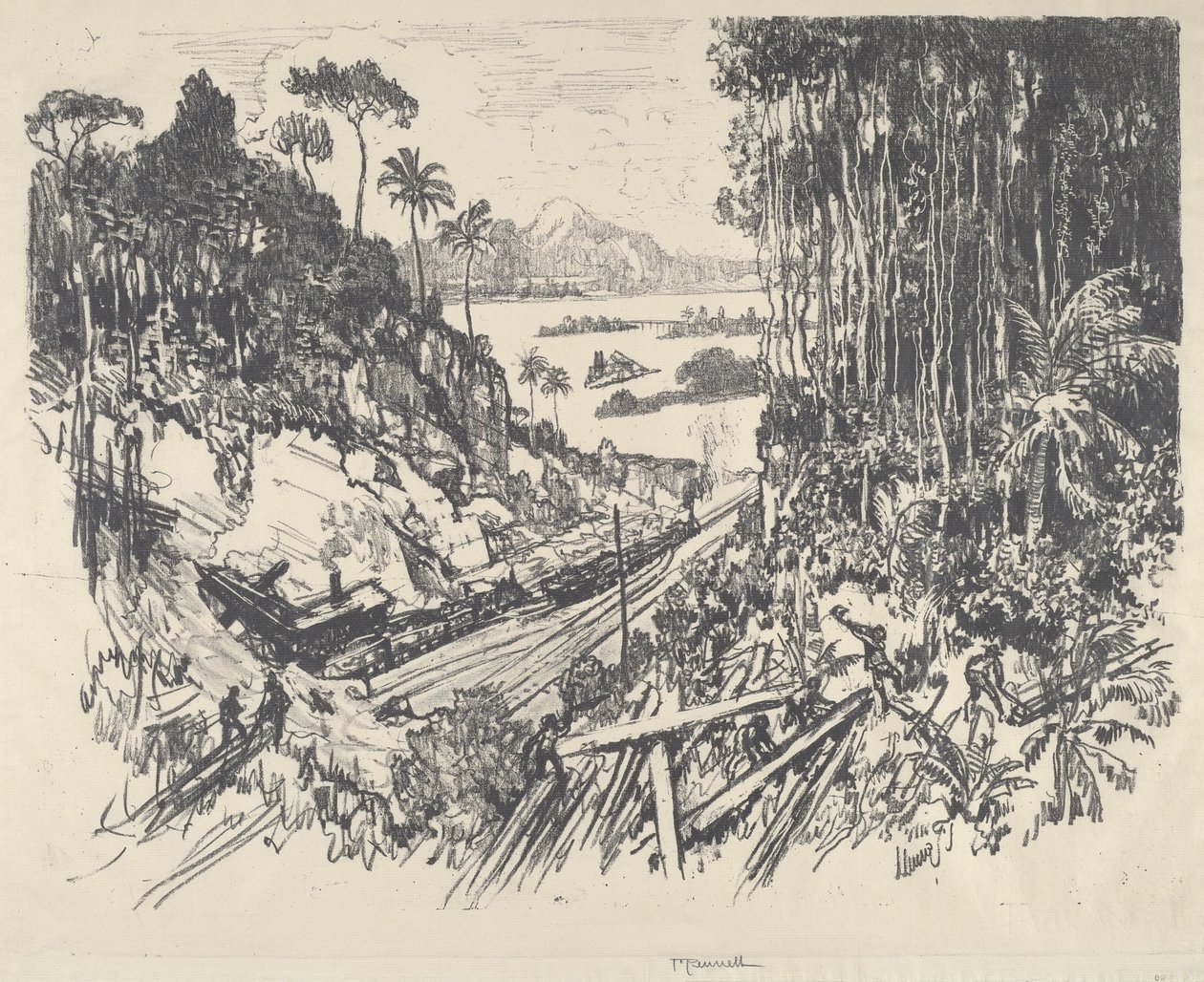 Jungelen, 1912. av Joseph Pennell