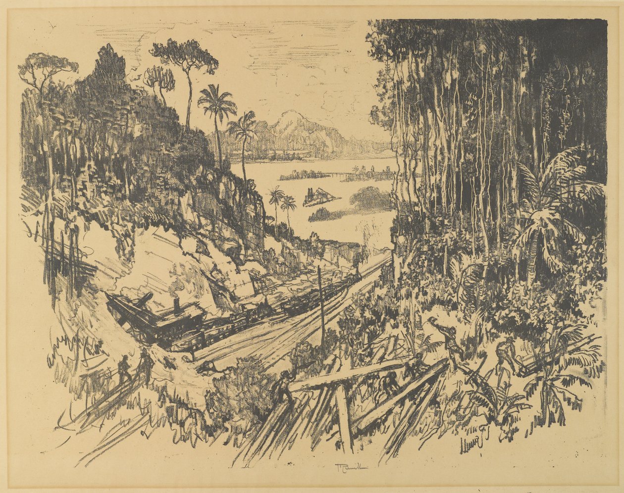 Jungelen, 1912 av Joseph Pennell