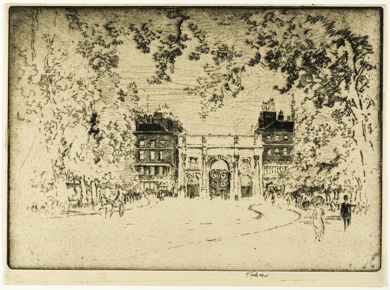 Marmorbuen av Joseph Pennell
