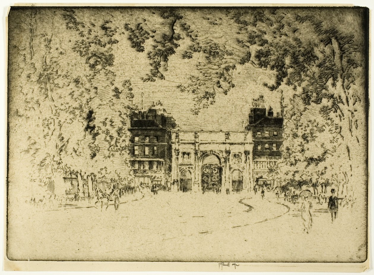 Marmorbuen av Joseph Pennell