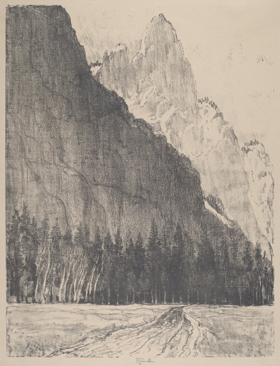 Sentinel, 1912. av Joseph Pennell