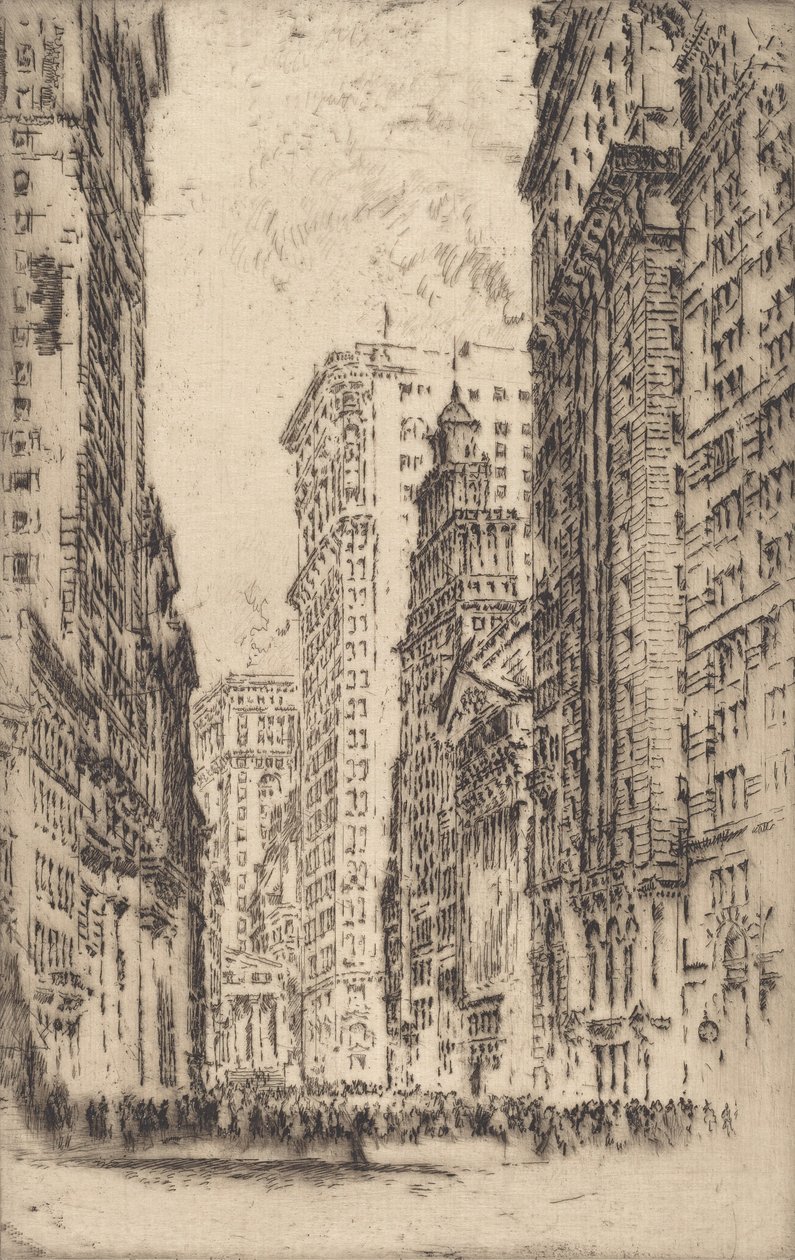 Børsen, 1904. av Joseph Pennell