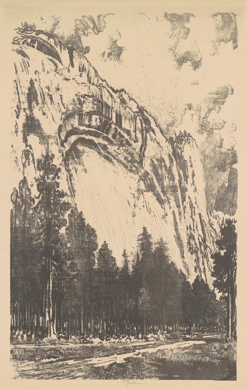 Yosemite-dalen, 1912. av Joseph Pennell