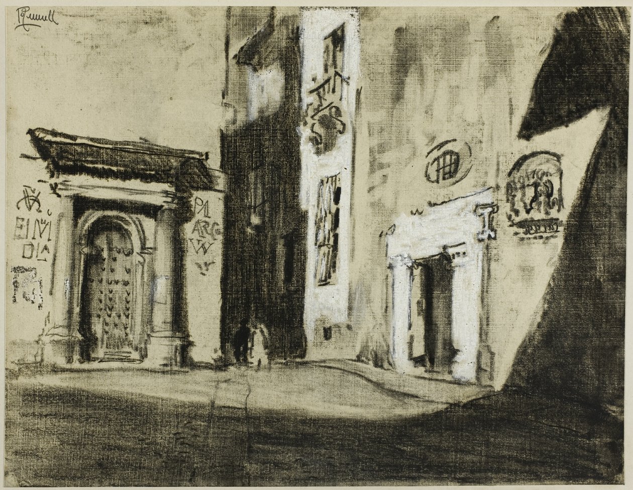 Toledo-gatene av Joseph Pennell