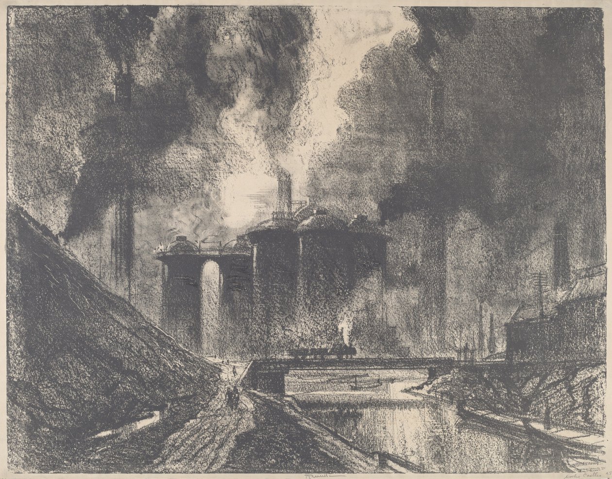 Work Castles, Wolverhampton, 1912. av Joseph Pennell