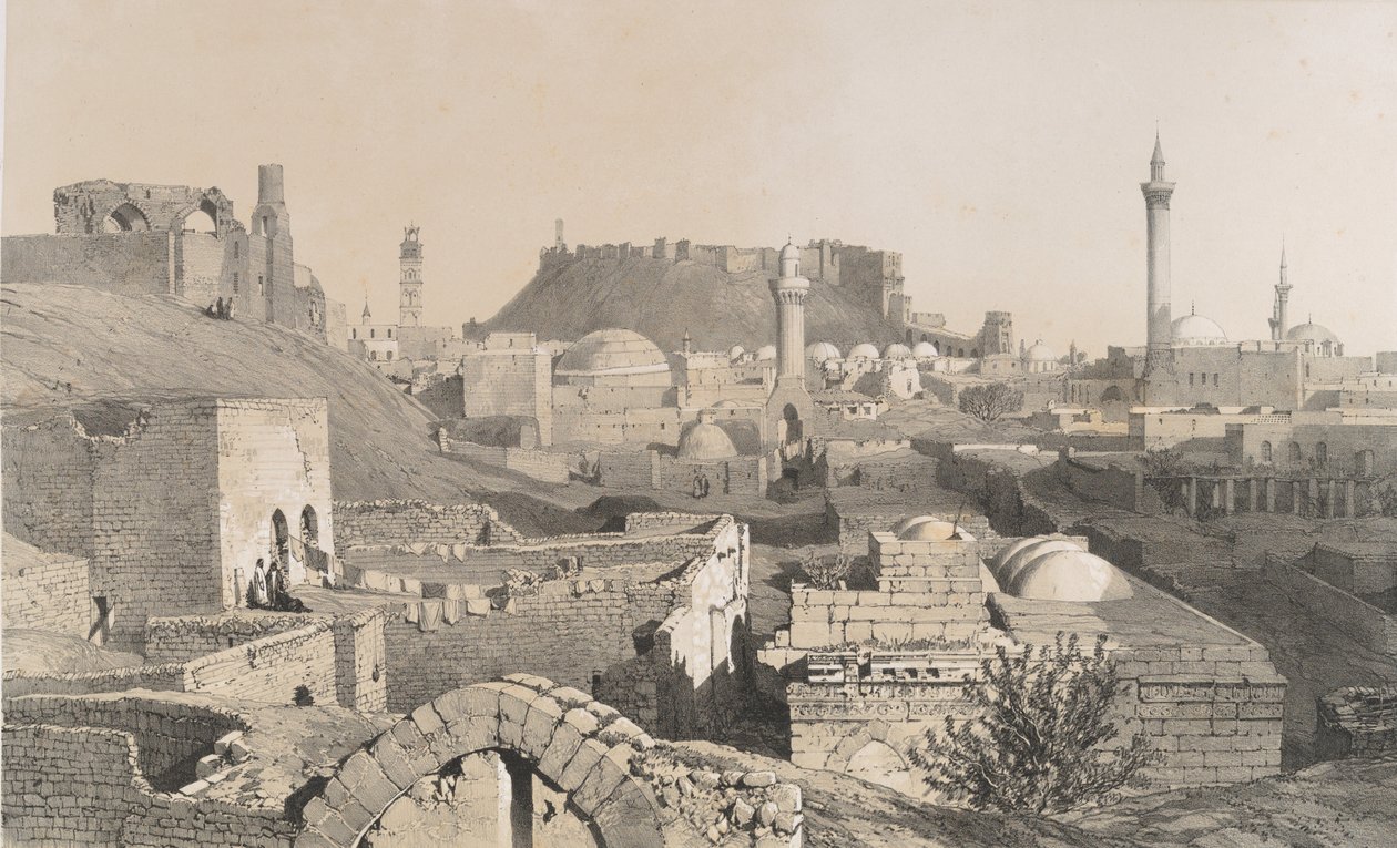 Aleppo, 1843. av Joseph Philibert Girault De Prangey