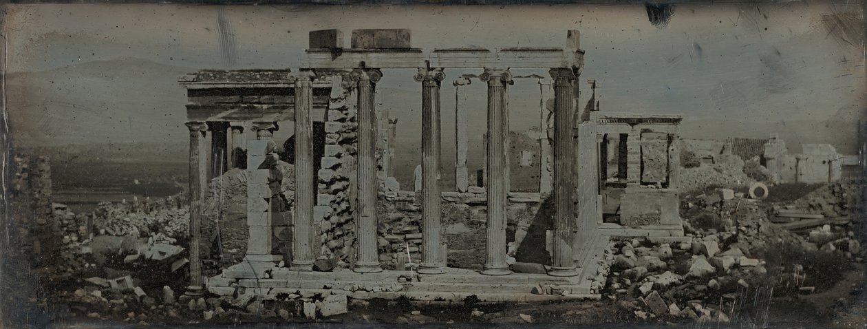Erechtheion, Athen, 1842. av Joseph Philibert Girault De Prangey