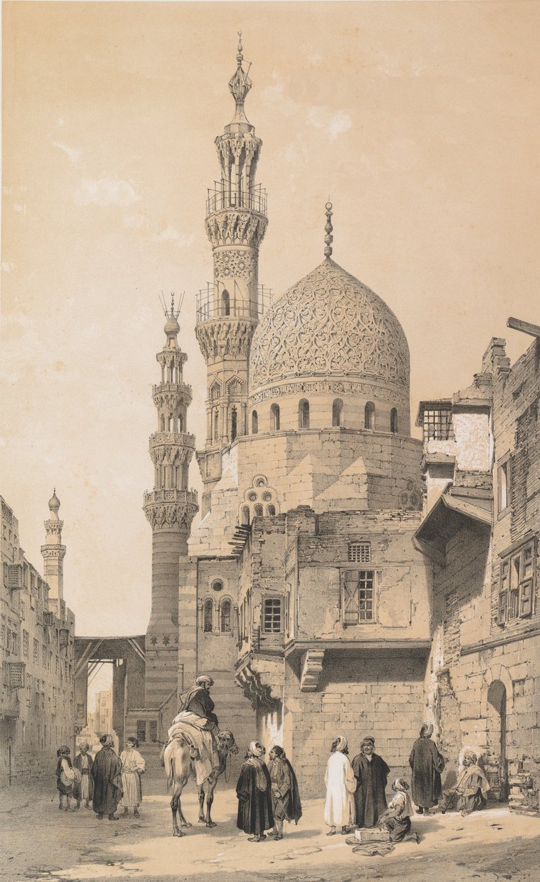 Moskeen, Kairo, 1843. av Joseph Philibert Girault De Prangey