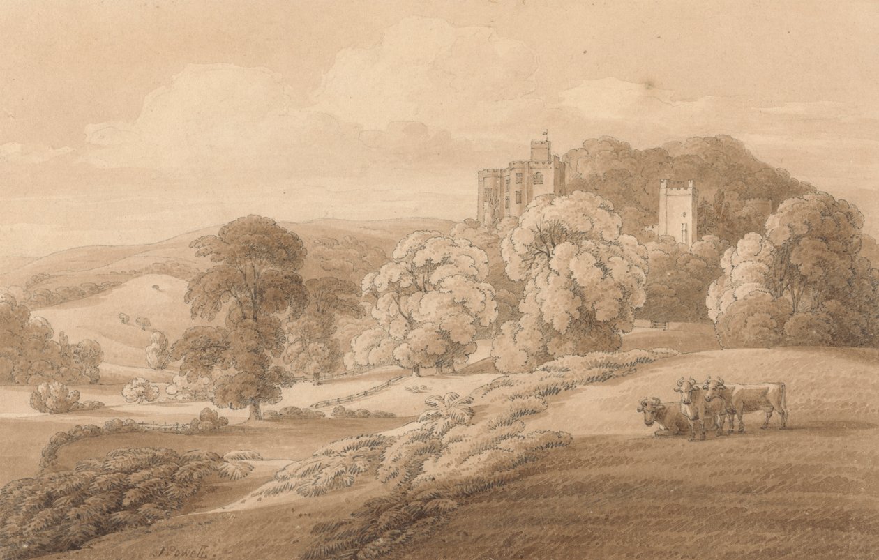 Dunster Castle, Somerset av Joseph Powell