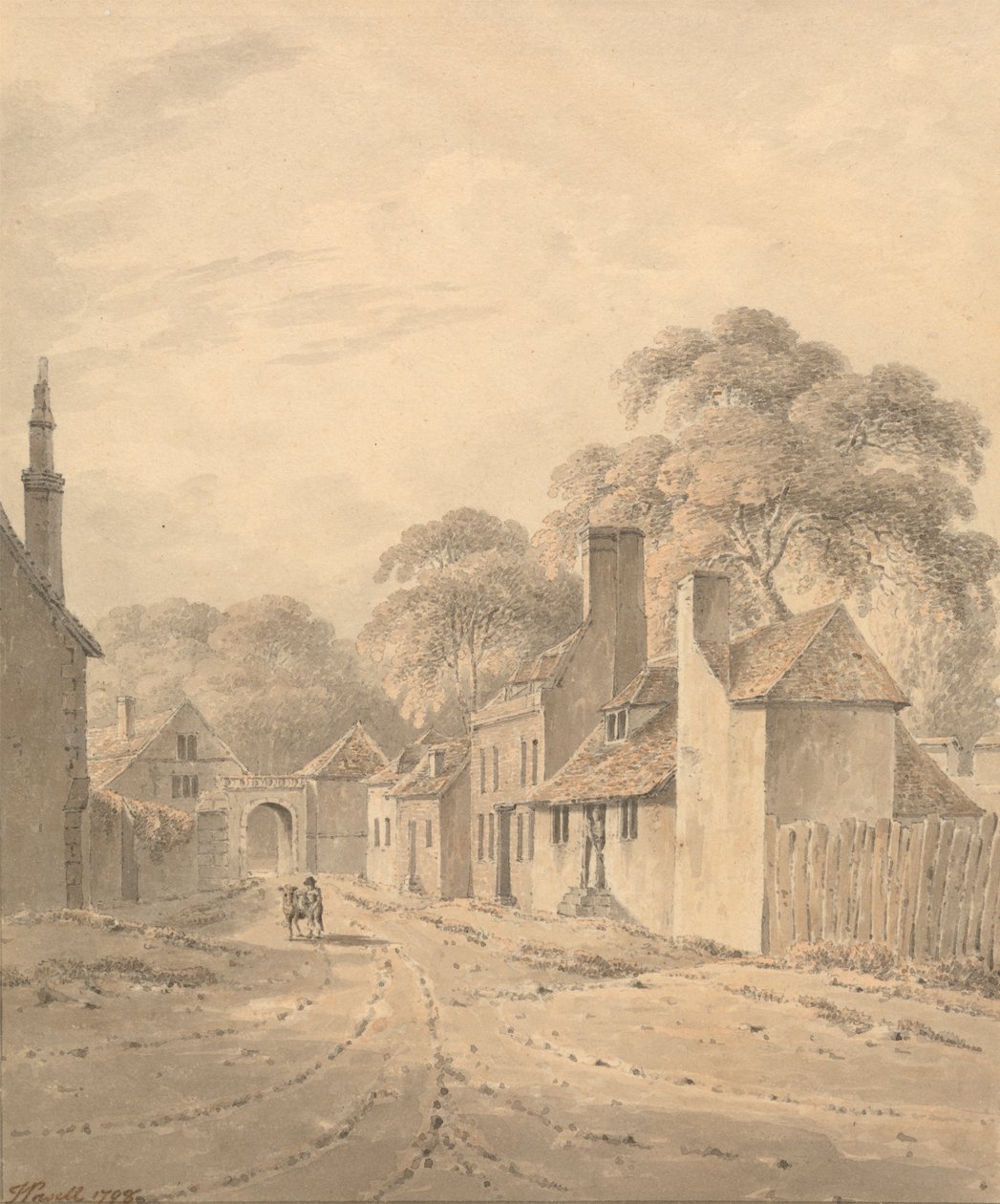 Exeter Gate, Harnham Road, Salisbury av Joseph Powell